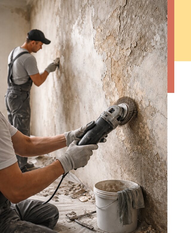 Снятие и удаление краски со стен в Магадане от 2147 руб. — ОТДЕЛОЧНИК-Мгд