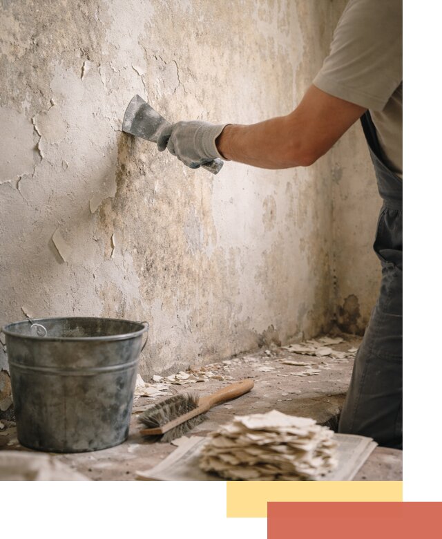 Удаление старой краски со стен в Магадане качественно и быстро