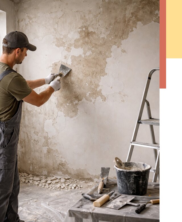 Снятие старой шпаклевки в Магадане от 1891 руб. — быстро и недорого | ОТДЕЛОЧНИК-Мгд