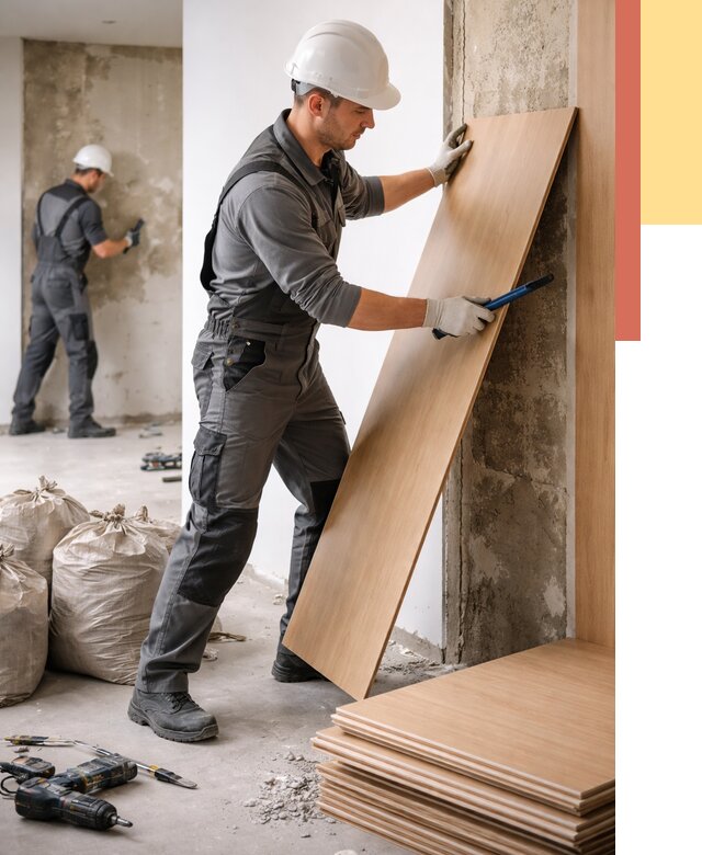 Демонтаж стеновых панелей в Магадане от 3578 руб. за м² быстро и недорого | ОТДЕЛОЧНИК-Мгд