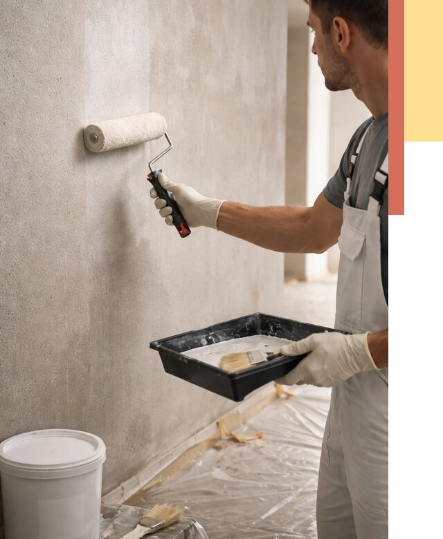 Грунтовка стен в Магадане от 2249 руб. м2 — быстро, недорого, с материалом | ОТДЕЛОЧНИК-Мгд