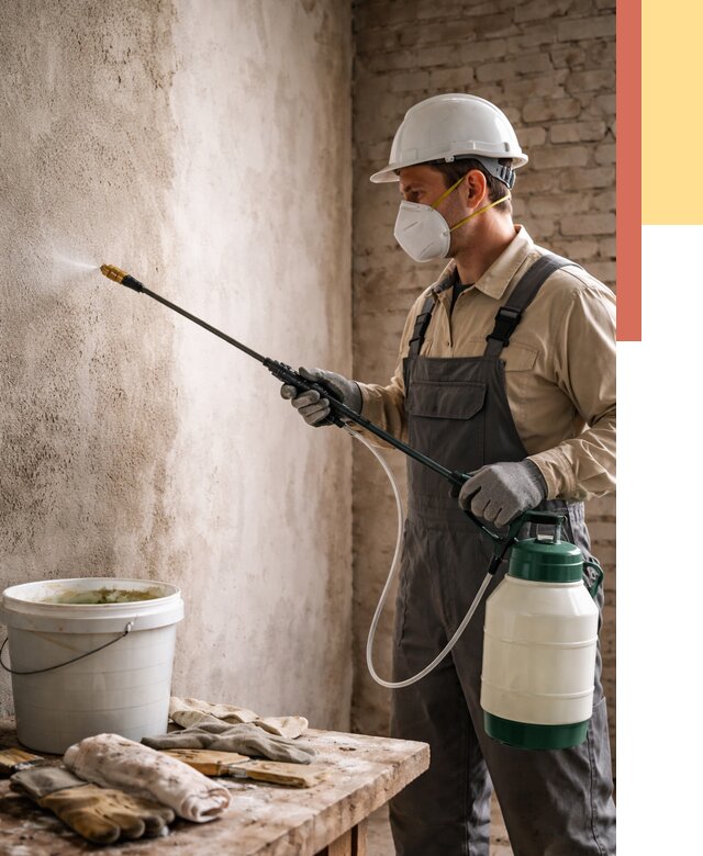 Антисептическая обработка стен в Магадане от 1227 руб. — быстро и недорого | ОТДЕЛОЧНИК-Мгд