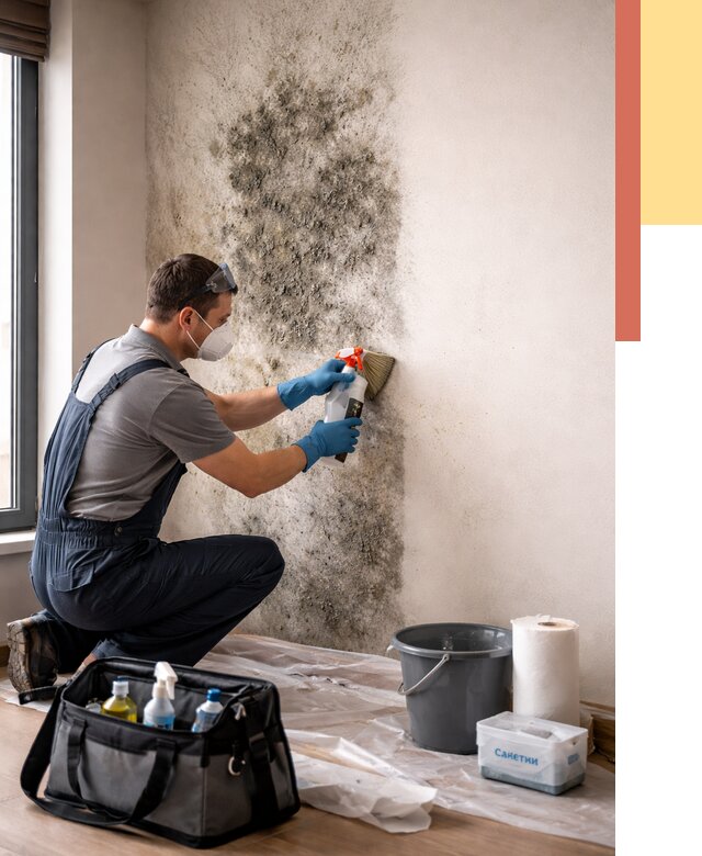 Удаление плесени со стен в Магадане от 2198 руб. — быстро и недорого | ОТДЕЛОЧНИК-Мгд