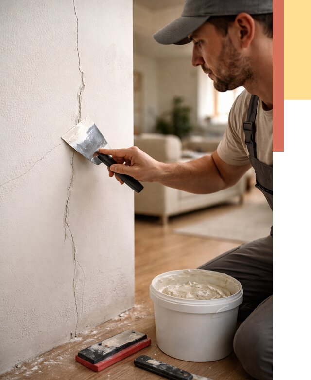 Заделка трещин и сколов в Магадане от 2505 руб. — быстро и недорого | ОТДЕЛОЧНИК-Мгд