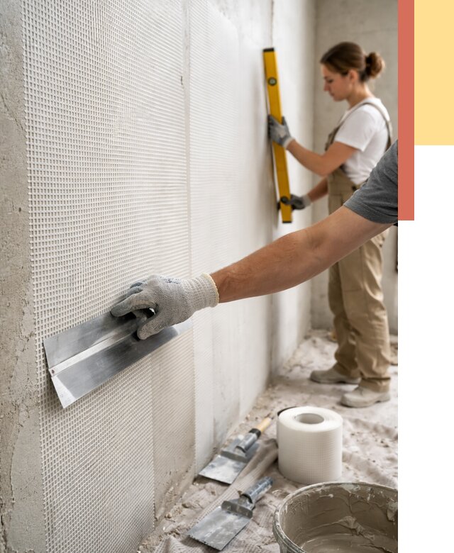 Армирование стен стеклосеткой в Магадане от 3271 руб. под ключ | ОТДЕЛОЧНИК-Мгд