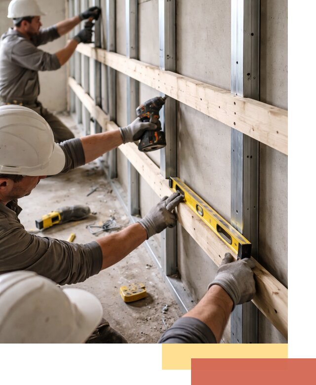 Устройство обрешетки под панели в Магадане