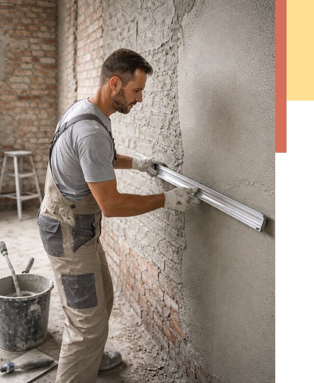 Штукатурка кирпичных стен в Магадане от 4600 руб/м2 — быстро и недорого | ОТДЕЛОЧНИК-Мгд