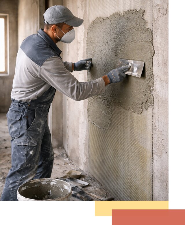 Штукатурка стен по сетке в Магадане под ключ качественно и быстро