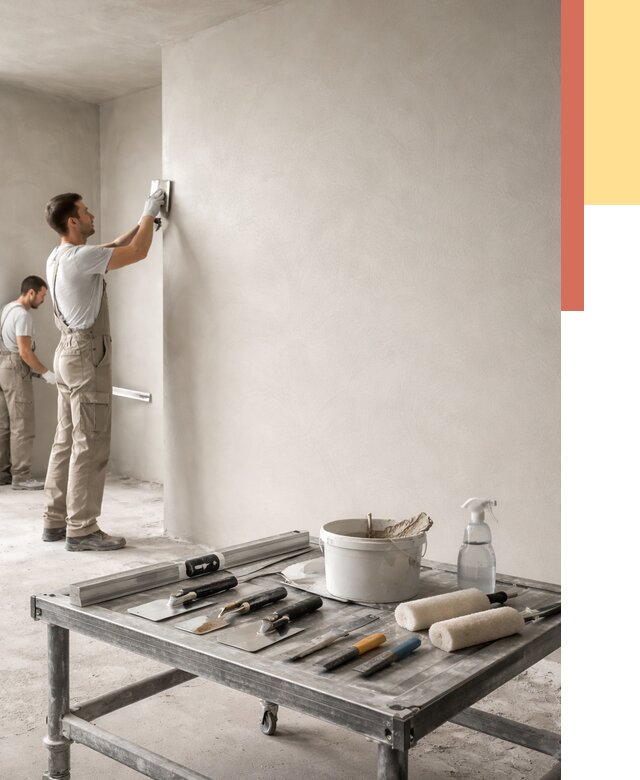 Штукатурка стен под покраску в Магадане от 4600 руб./м² — качественно и недорого | ОТДЕЛОЧНИК-Мгд