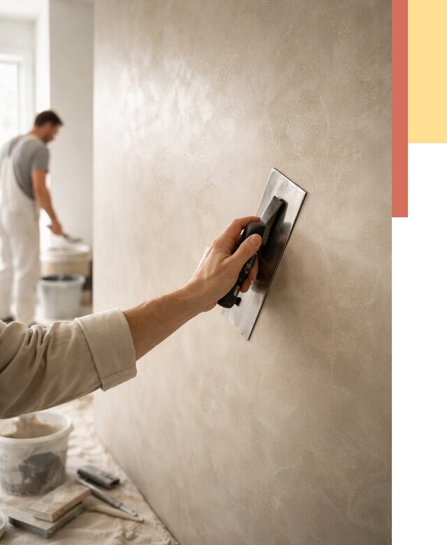 Венецианская штукатурка в Магадане от 3578 руб/м² — нанесение стен под ключ | ОТДЕЛОЧНИК-Мгд