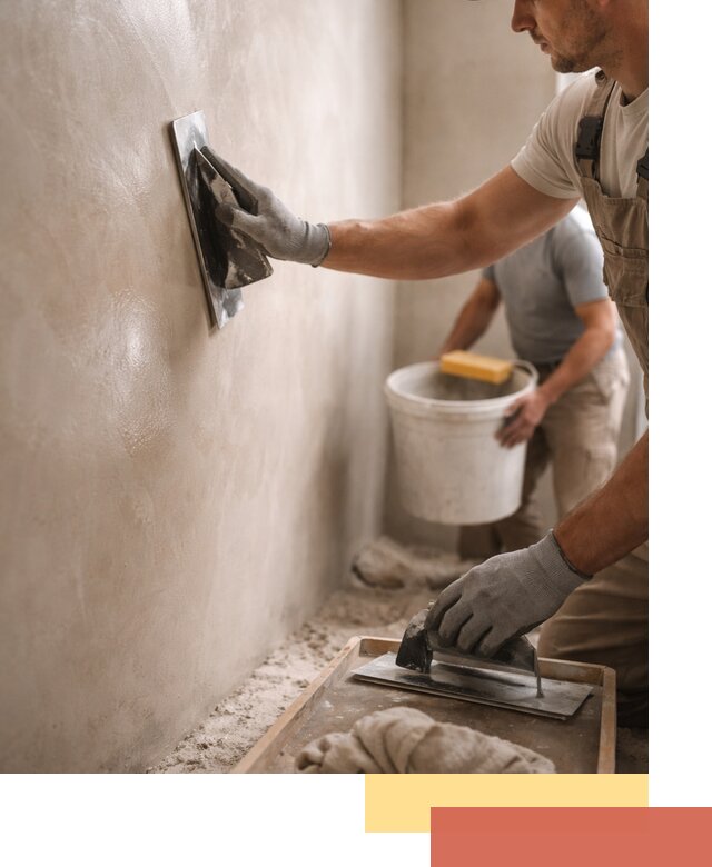 Нанесение марокканской штукатурки таделакт в Магадане