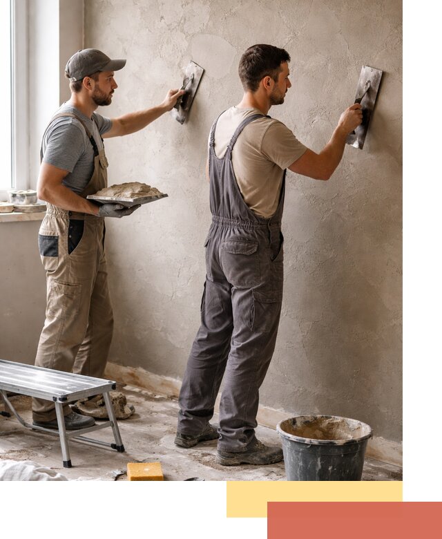 Ремонт декоративной штукатурки и восстановление фактуры в Магадане