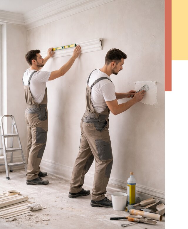 Монтаж лепнины на стены в Магадане от 4600 руб. — недорого, быстро | ОТДЕЛОЧНИК-Мгд