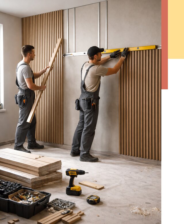 Монтаж реечных панелей на стены в Магадане от 1227 руб. — быстро и недорого | ОТДЕЛОЧНИК-Мгд