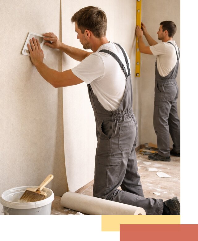 Поклейка бумажных обоев в Магадане качественно и недорого