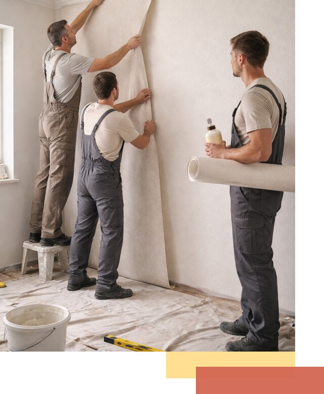 Оклейка стен обоями в Магадане — качественно и профессионально