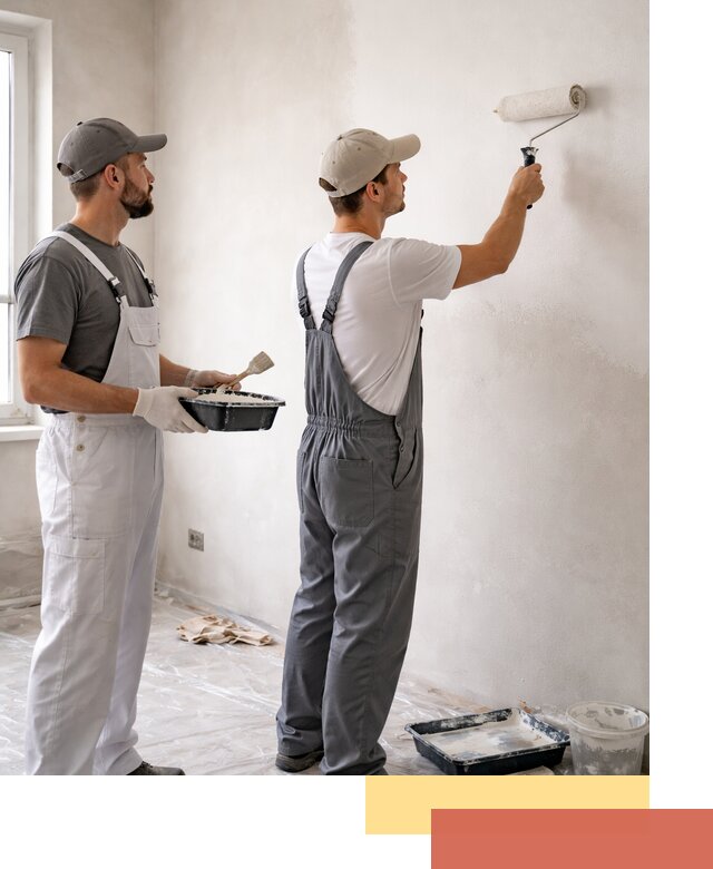 Покраска стен водоэмульсионной краской в Магадане