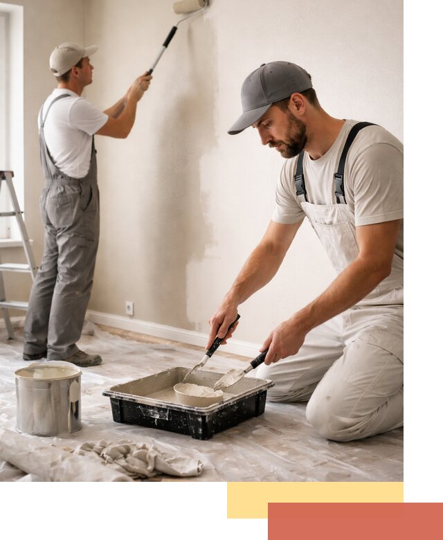 Покраска стен в квартире в Магадане — профессионально и аккуратно