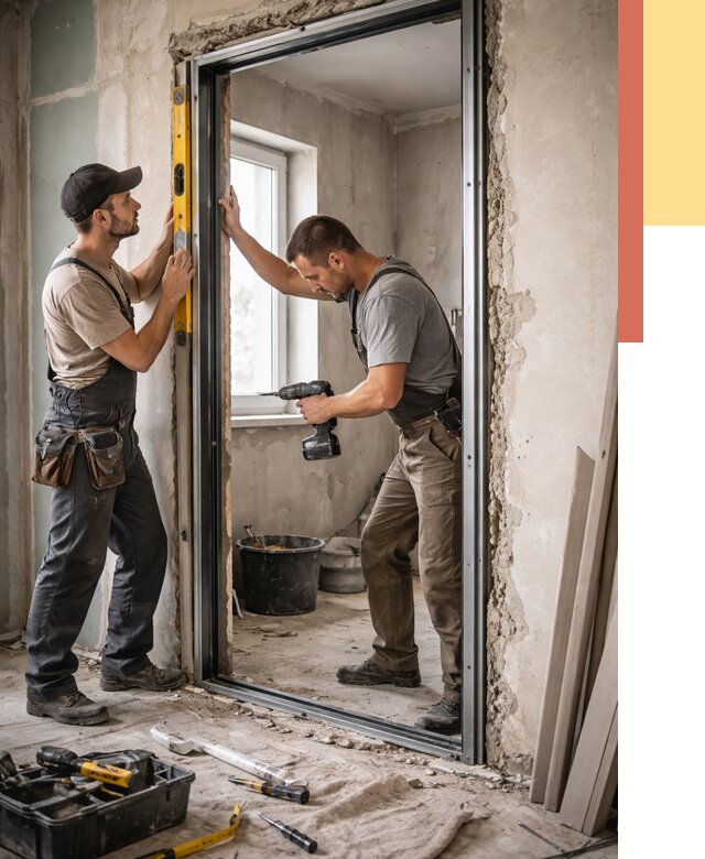 Закладка дверного проема в Магадане от 3578 руб. — быстро и недорого | ОТДЕЛОЧНИК-Мгд