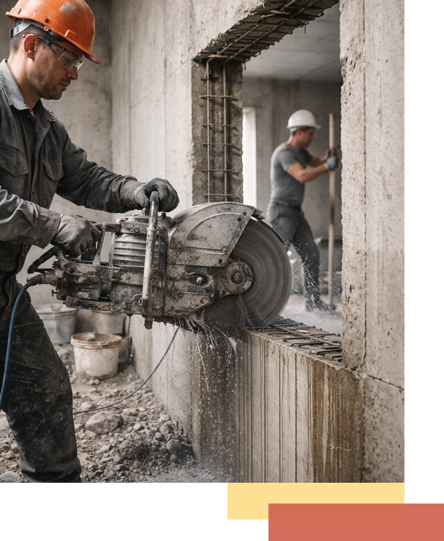 Алмазная резка проемов в Магадане быстро и точно