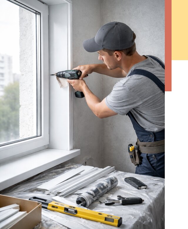 Установка пластиковых откосов в Магадане от 2300 руб. | ОТДЕЛОЧНИК-Мгд монтаж, быстро и недорого