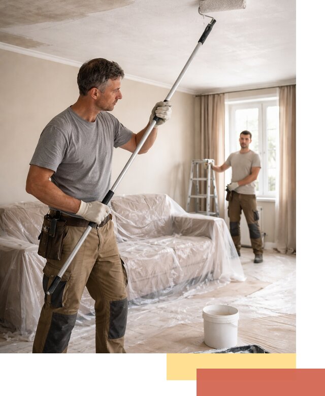 Грунтовка потолка в Магадане — подготовка под покраску и отделку