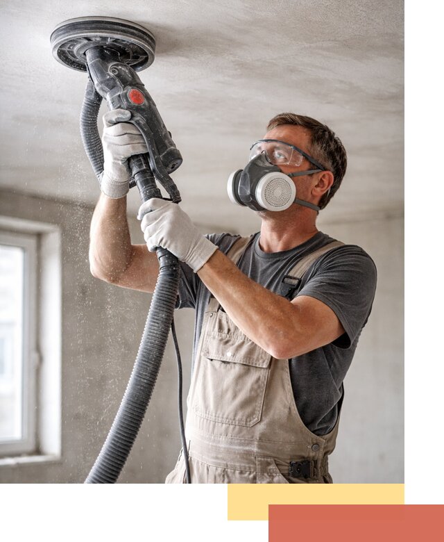 Шлифовка потолка в Магадане — качественная подготовка под отделку