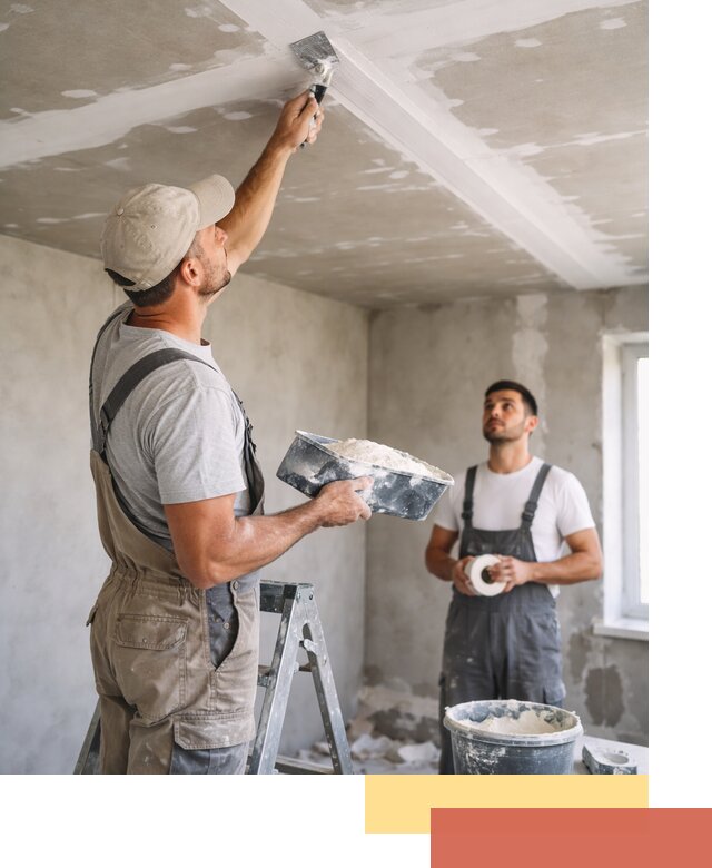 Обработка швов потолка ГКЛ в Магадане: качественная заделка и шпатлевка