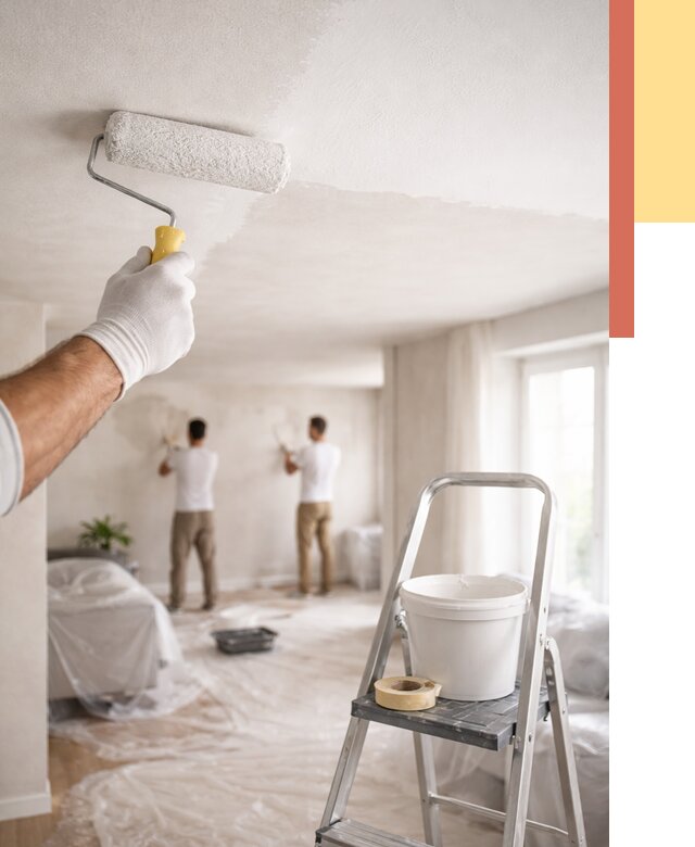 Покраска потолка акриловой краской в Магадане от 2556 руб. | ОТДЕЛОЧНИК-Мгд