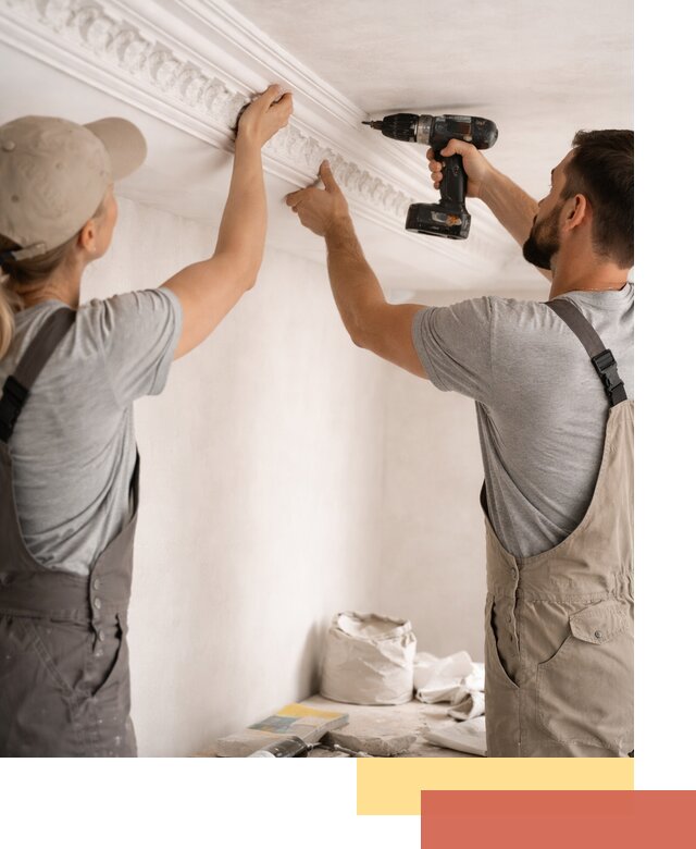 Профессиональный монтаж лепнины на потолок в Магадане