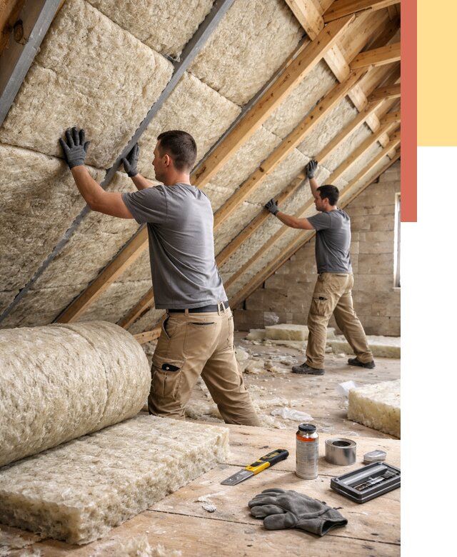 Утепление потолка минватой в Магадане от 1482 руб. — быстро и недорого | ОТДЕЛОЧНИК-Мгд